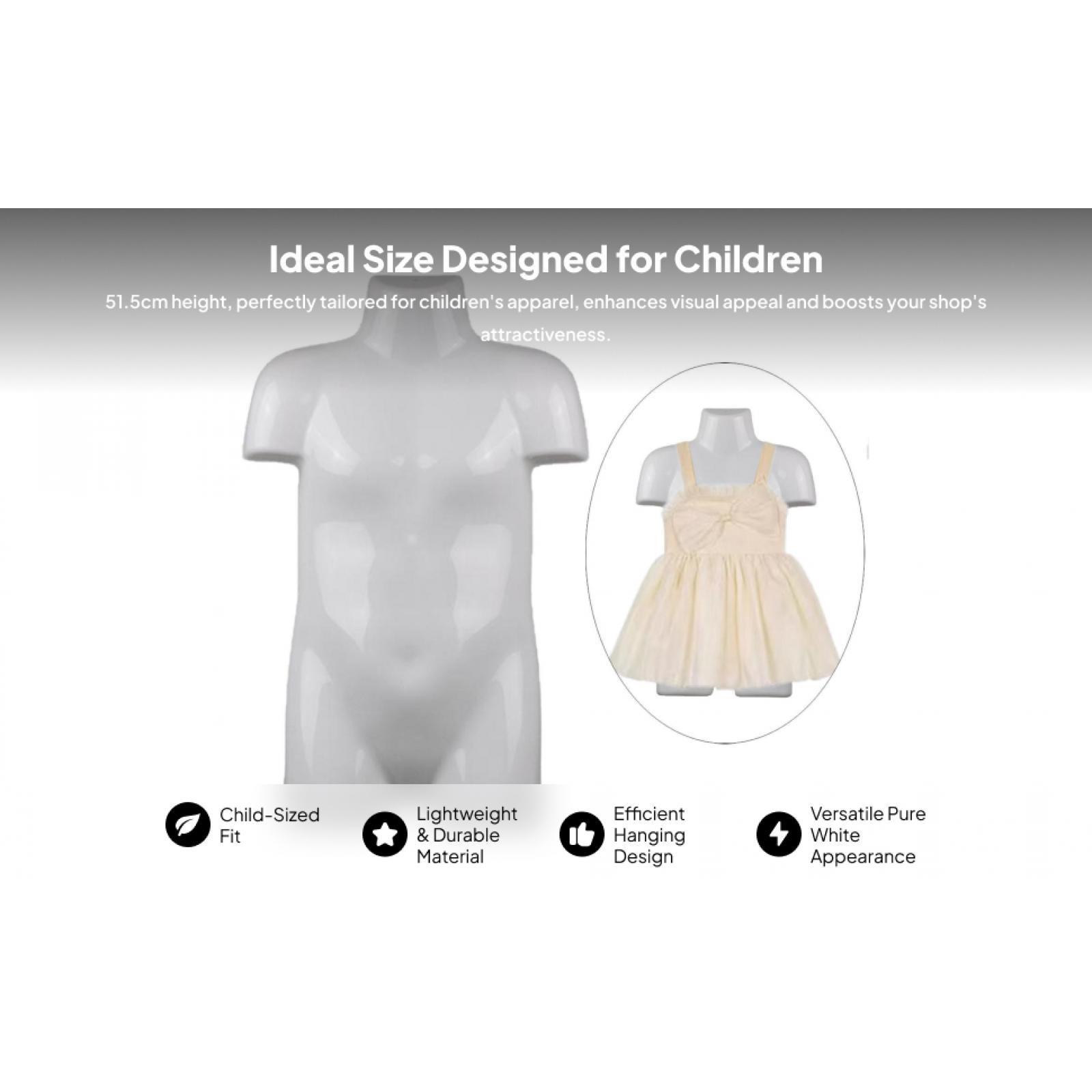 Body Jewelry Shop - 子供マネキン胴体子供マネキンリアルな子供ドレスフォームマネキンウィンドウショップジュエリーディスプレイ写真小道具小売用