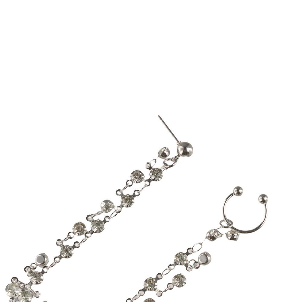 Body Jewelry Earrings - ベリーダンスアクセサリーイヤリング付きノーズリングフェイク鼻ピアスクリップシルバーノーズクリップリングボディジュエリーゴールド