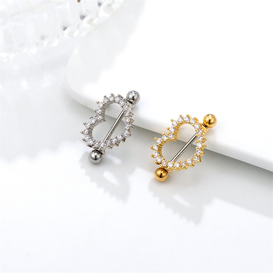 1 ペアチタン乳首ピアスジュエリー 16 グラム 16 ミリ - Belly Bar Titanium のレビューと価格