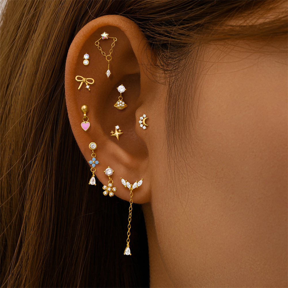 AIDE ハートラウンドボールフラットヘリックスピアスイヤリ - Tragus Flat Back のレビューと価格