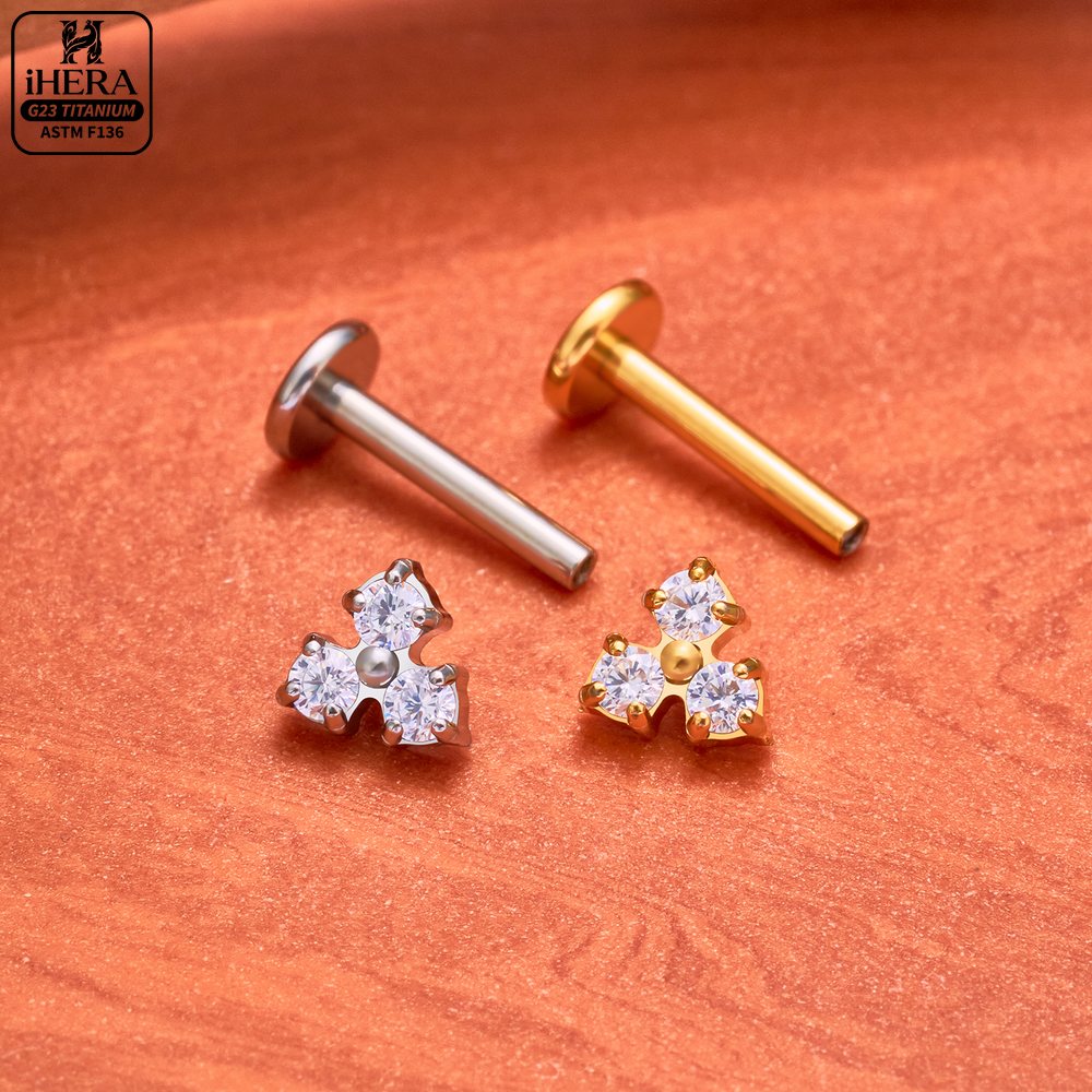 16G G23チタン製フラットバックタッセルダングルチェーン - Tragus Flat Back のレビューと価格