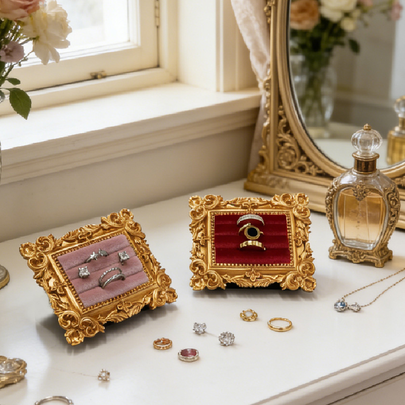 ヴィンテージ額縁リングディスプレイスタンドホームドレッシング - Body Jewelry Display のレビューと価格