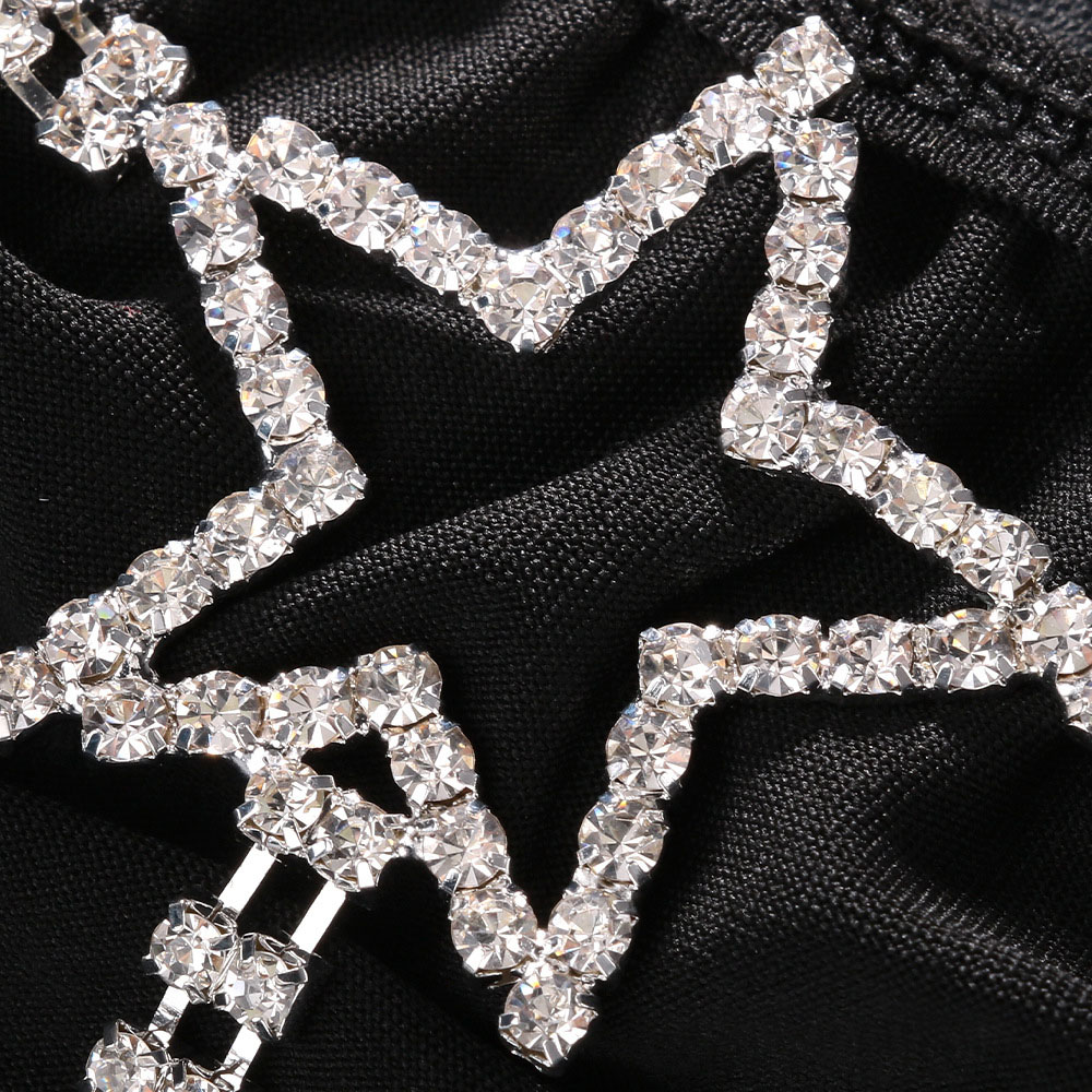 女性のためのセクシーなクリスタルスターのひも,ボディチェーン - Body Jewelry Retainers のレビューと価格