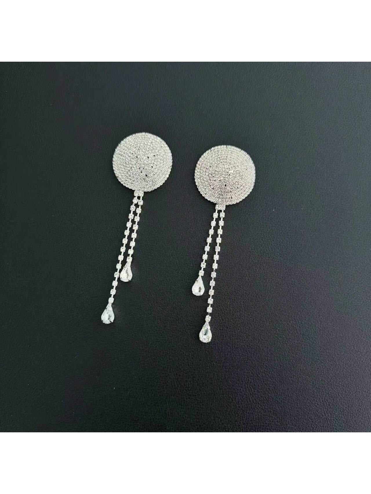 セクシーなラインストーン、エレガントでセクシーなタッセル人工 - Body Jewelry Art のレビューと価格
