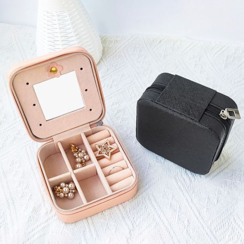 ポータブルミラー付きミニジュエリーボックスハイエンドエレガン - Body Jewelry Display のレビューと価格
