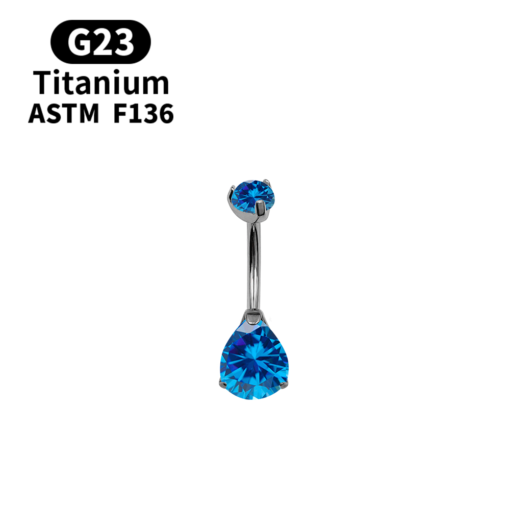 14G ネーベルピアス ベリーボタンリング ファンタスティッ - Belly Bar Titanium のレビューと価格