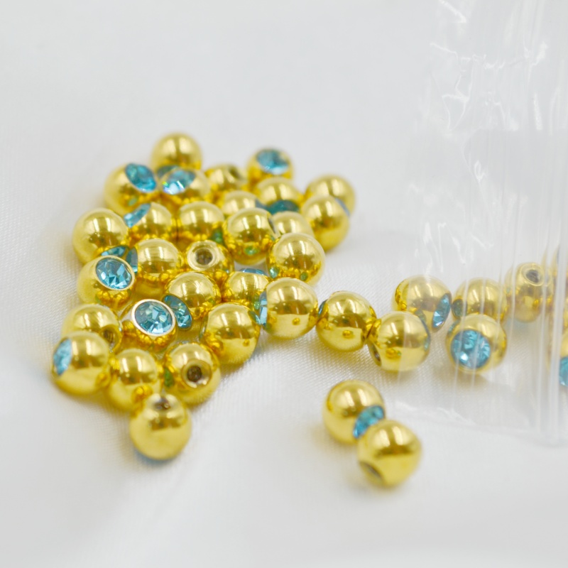 50 ピース/ロットクリスタル宝石ボール交換ボディピアスジュ - Body Jewelry Replacement Ball のレビューと価格