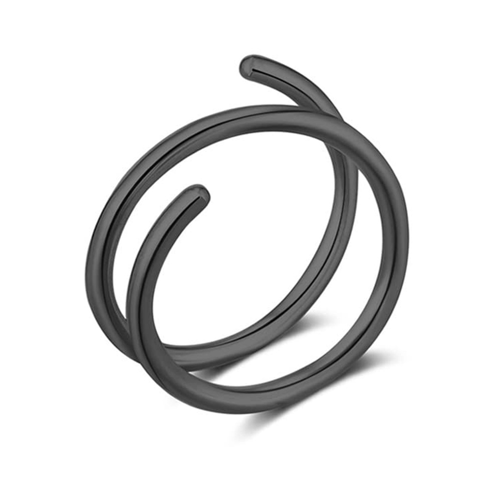 1PC ステンレス鋼 316 ダブルスパイラルまたは二重層ノ - Body Jewelry Septum のレビューと価格