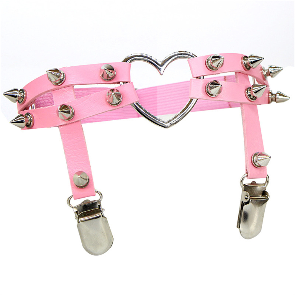 1 個女性パンクゴスハート Pu レザー弾性脚リングボディジ - Body Jewelry Outfit のレビューと価格