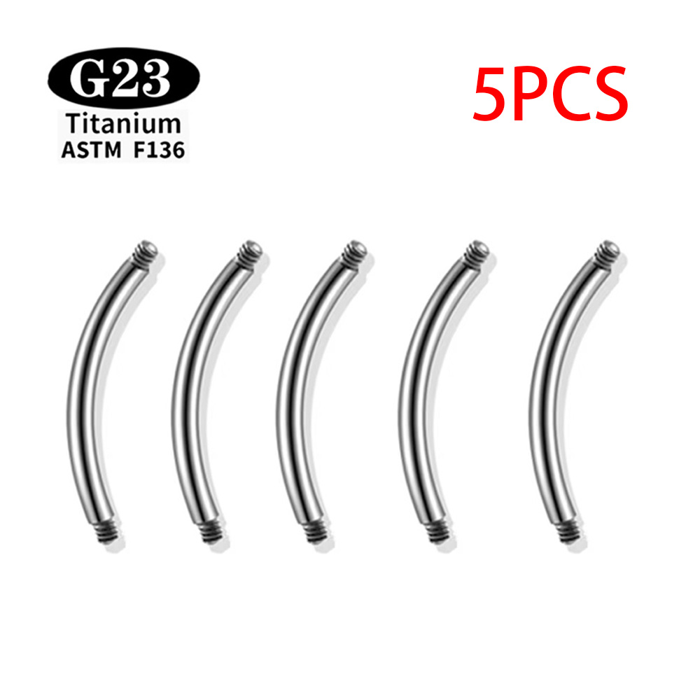 5個/ロット ASTM F136 チタン製 インターナルスレ - Tragus Flat Back のレビューと価格