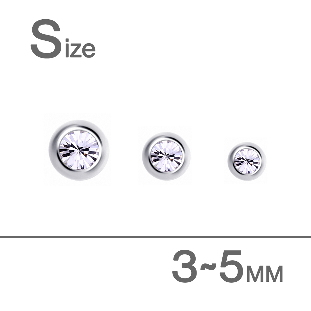 10個のチタン交換用スペア14g 16g 1.6mm 1.2 - Body Jewelry Replacement Ball のレビューと価格