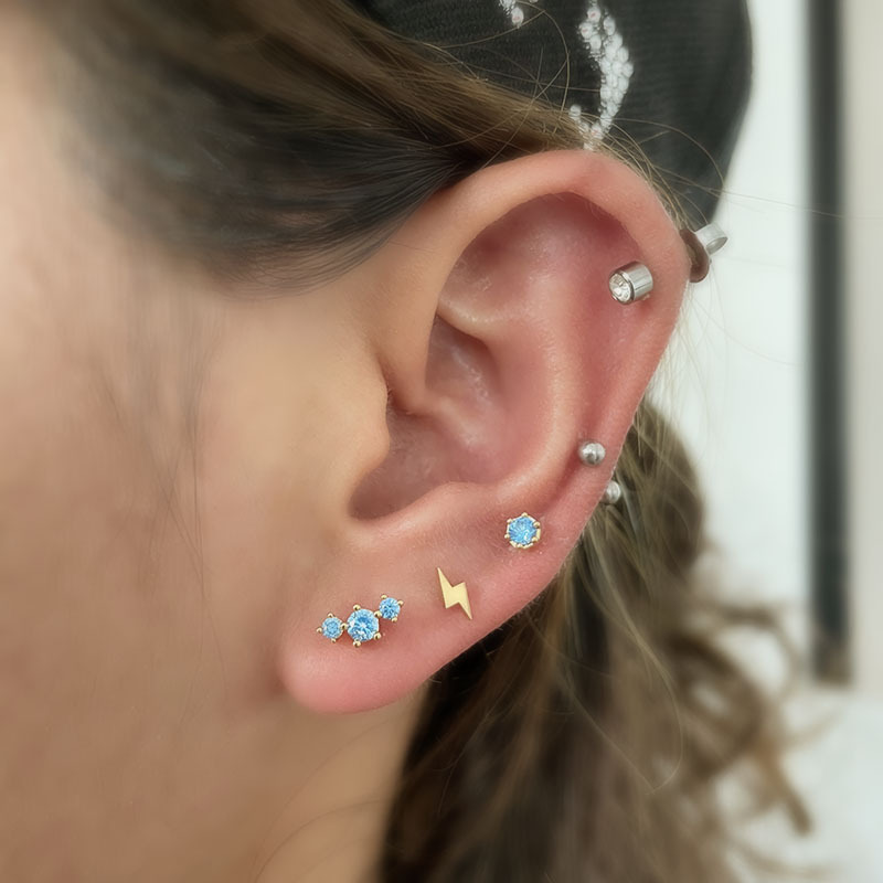 CZクリスタルトップフラットバックラブレットモンローリップノ - Tragus Flat Back のレビューと価格