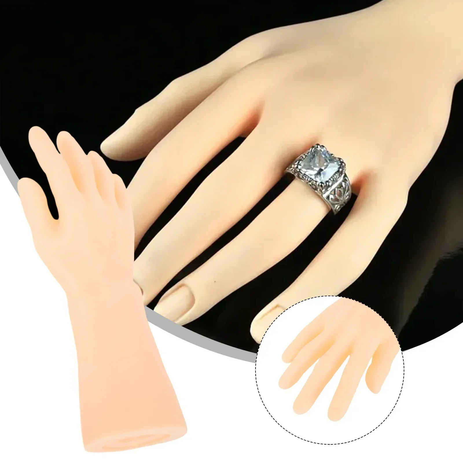 男性用右手シリコンディスプレイスタンド ジュエリー、ブレスレ - Body Jewelry Shop のレビューと価格