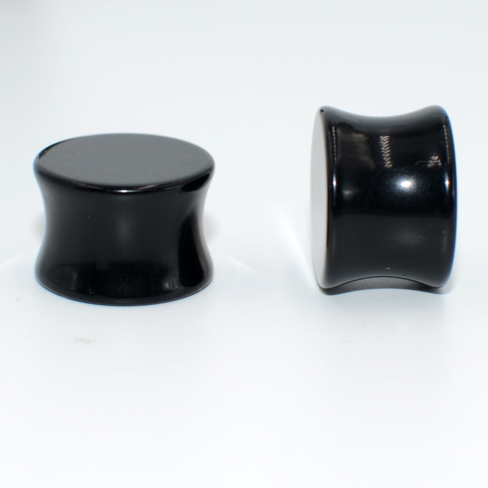 2ペアのアクリル耳栓,白と黒の大きなゲージ,拡張可能な大きな - Body Jewelry Ear Gauges のレビューと価格