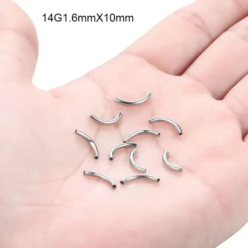 10 ピース/ロット ASTM F136 チタン雌ねじ眉ピア - Tragus Flat Back のレビューと価格