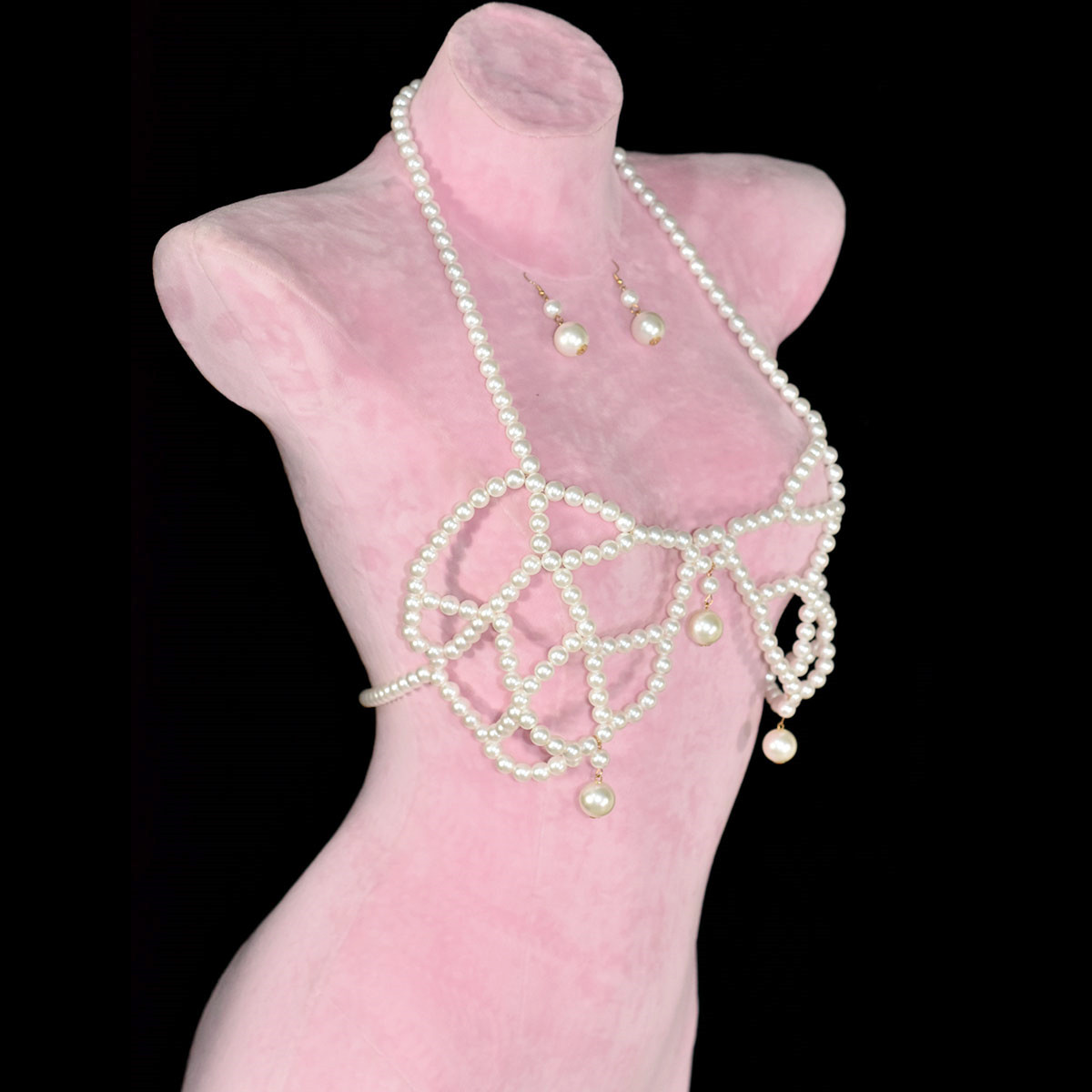 ビーチパーティー用レディースクラシックビーズブライヤリングセ - Body Jewelry Earrings のレビューと価格
