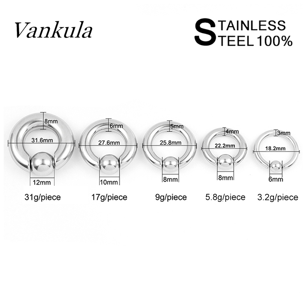 Vankula 2 個耳栓トンネル 316L ステンレス鋼ピ - Body Jewelry Gauges のレビューと価格