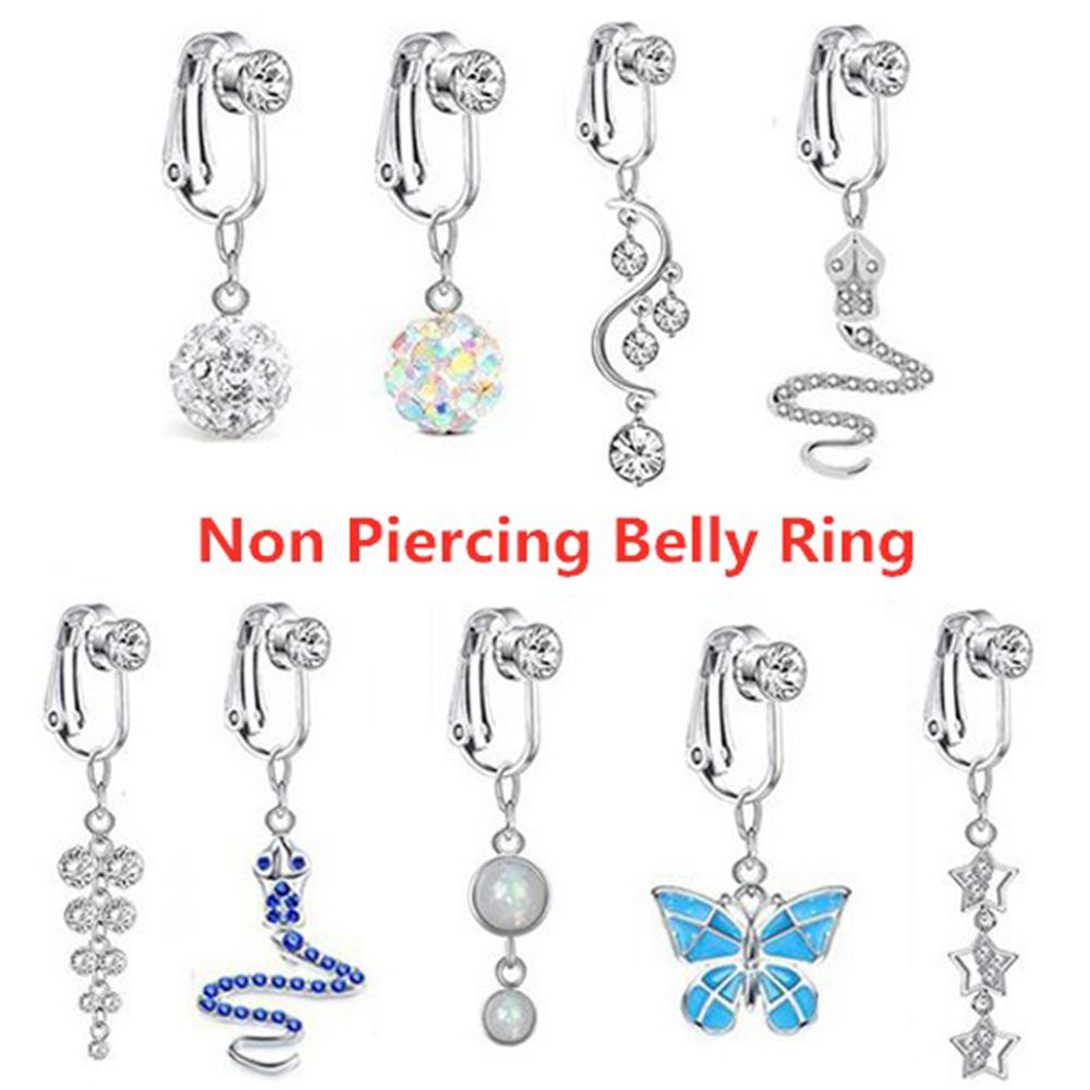 ビーチアクセサリーノンピアスクリップオンイヤリング軟骨クリッ - Body Jewelry Earrings のレビューと価格