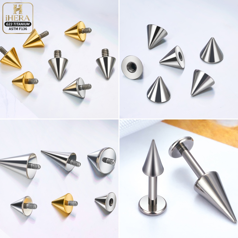 チタンボールコーン交換用パーツ10個セット ヘリックス トラ - Body Jewelry Replacement Ball のレビューと価格