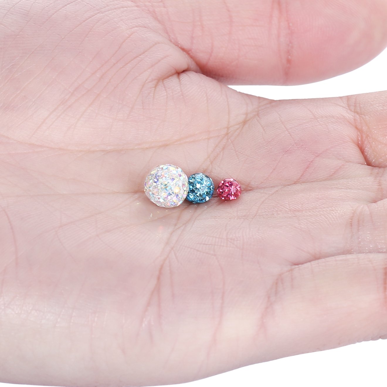 外科用ステンレス鋼ボディ穴あきジュエリー交換、スパークリング - Body Jewelry Replacement Ball のレビューと価格