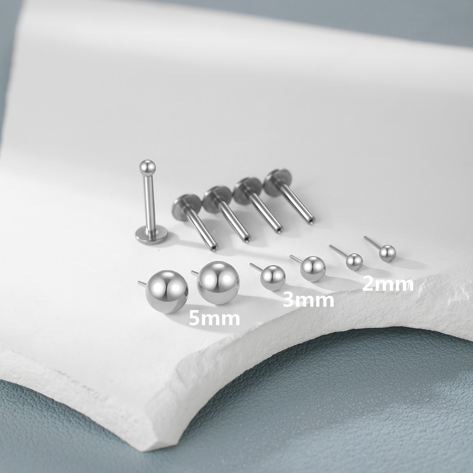 1/10 個チタンプッシュインボールラブレットピアスリップリ - Tragus Flat Back のレビューと価格