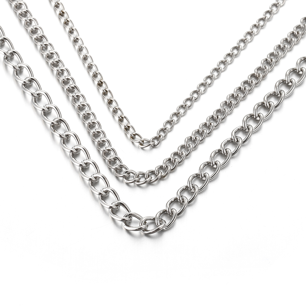 2 メートル 2.5/3.5/4.5 ミリメートル金属フラッ - Body Jewelry Outfit のレビューと価格