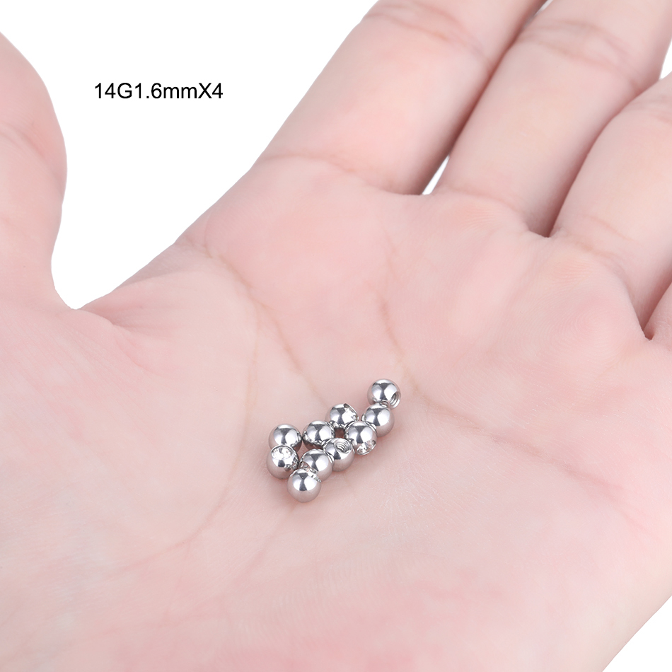 ステンレス鋼のボールの交換,セクシーなジュエリー,ピアス,眉 - Body Jewelry Replacement Ball のレビューと価格