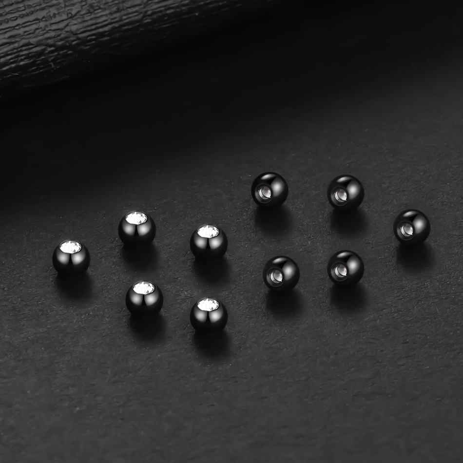 ステンレス鋼のボールの交換,セクシーなジュエリー,ピアス,眉 - Body Jewelry Replacement Ball のレビューと価格