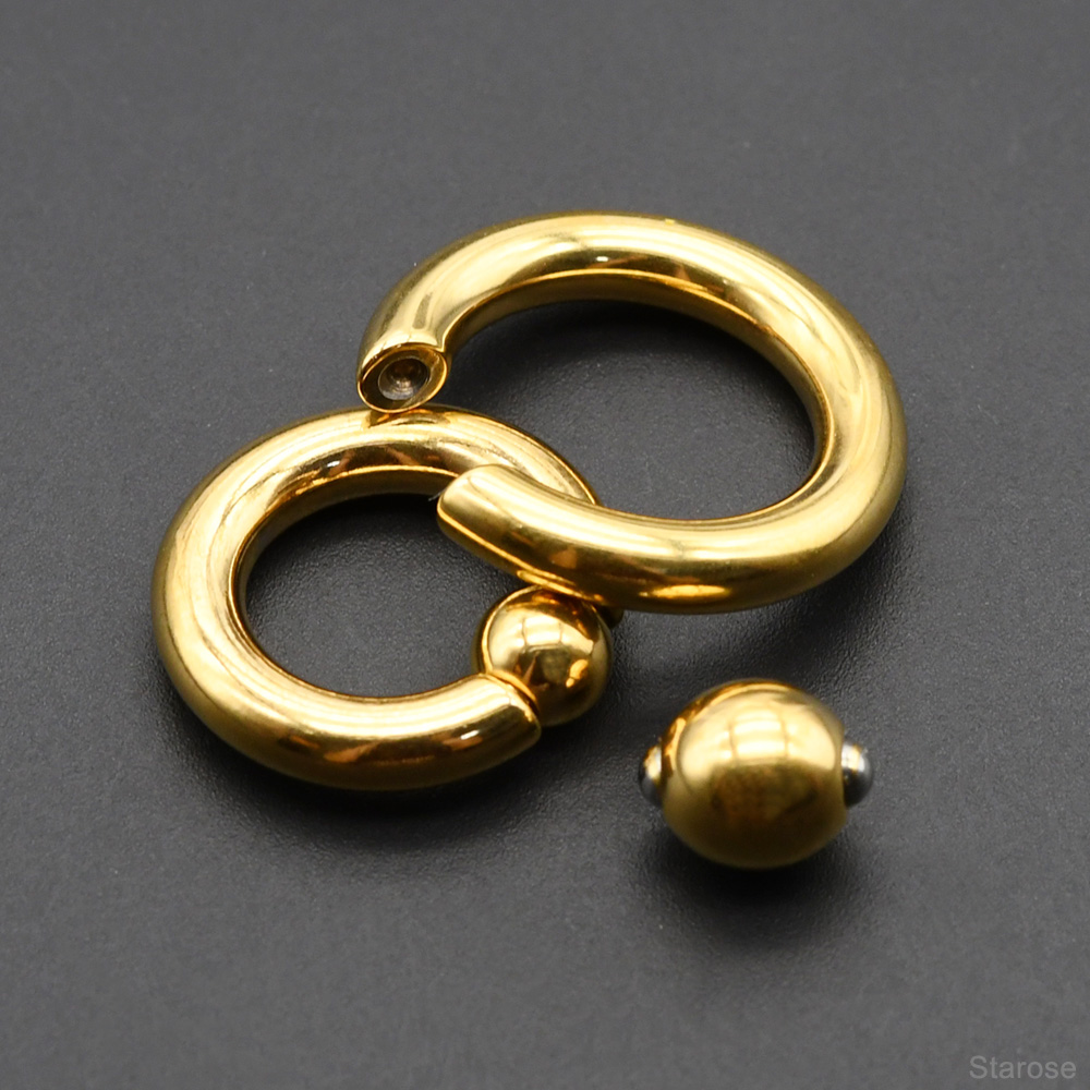 1Pc 00G-0G-12G 大型ゲージステンレス鋼キャプテ - Body Jewelry Gauges のレビューと価格