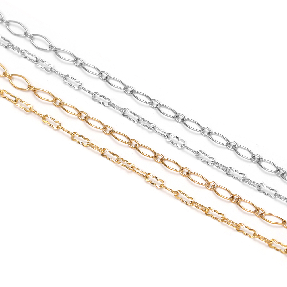 2メートルステンレス鋼エンボス加工チェーン、菱形チェーン、ジ - Body Jewelry Outfit のレビューと価格