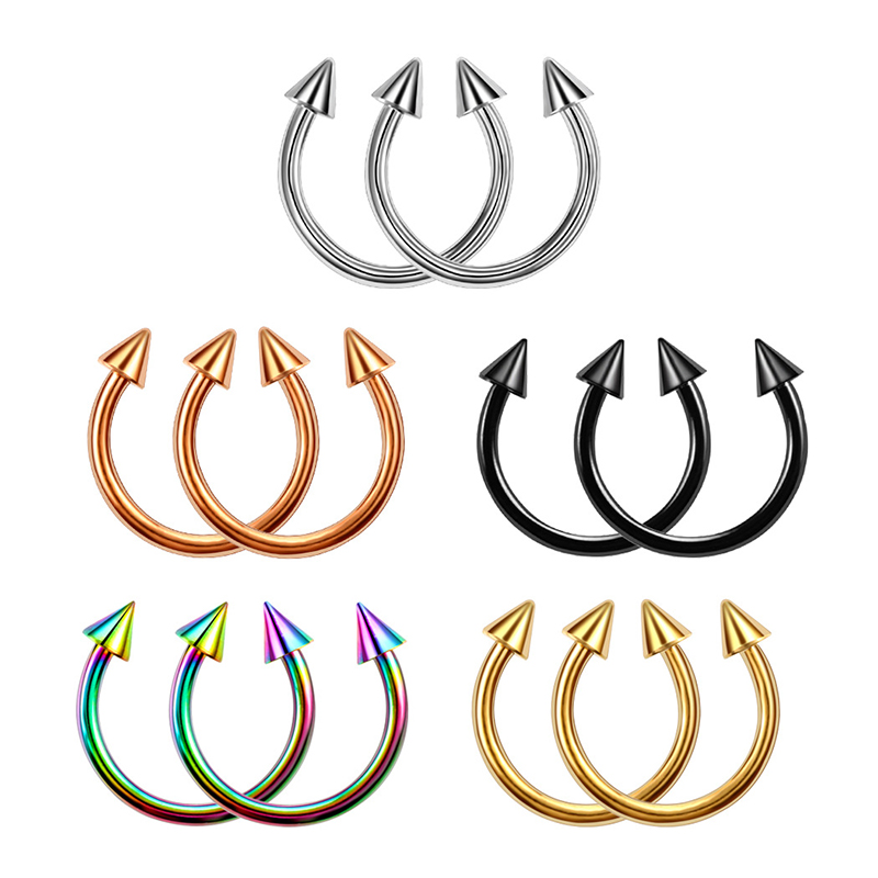 クォーツ、乳首ジュエリー、ヘリックス耳珠、鼻、唇、眉毛、ボデ - Body Jewelry Septum のレビューと価格