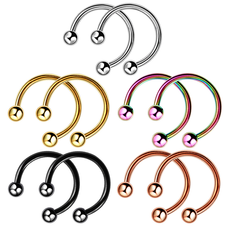 クォーツ、乳首ジュエリー、ヘリックス耳珠、鼻、唇、眉毛、ボデ - Body Jewelry Septum のレビューと価格