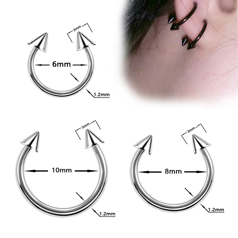 クォーツ、乳首ジュエリー、ヘリックス耳珠、鼻、唇、眉毛、ボデ - Body Jewelry Septum のレビューと価格